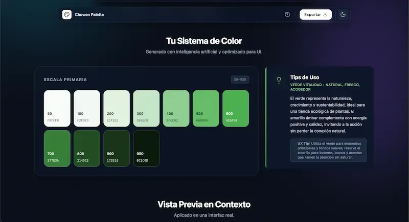 Generador de Paletas Tailwind