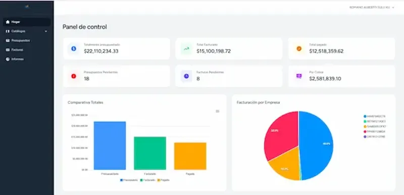 Sistema de Presupuestos y Facturación