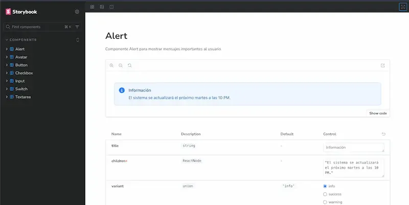 Componentes UI System